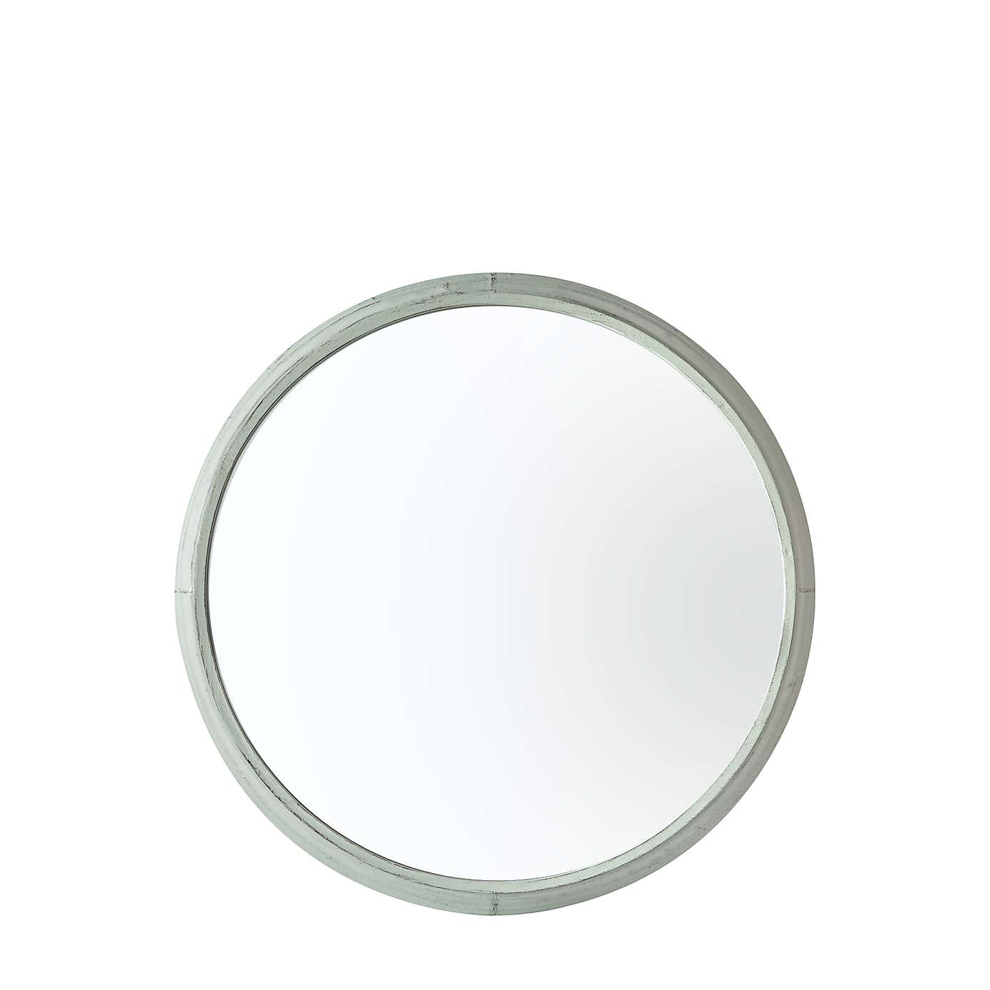 Sawston Round Indoor Outdoor Wall Mirror