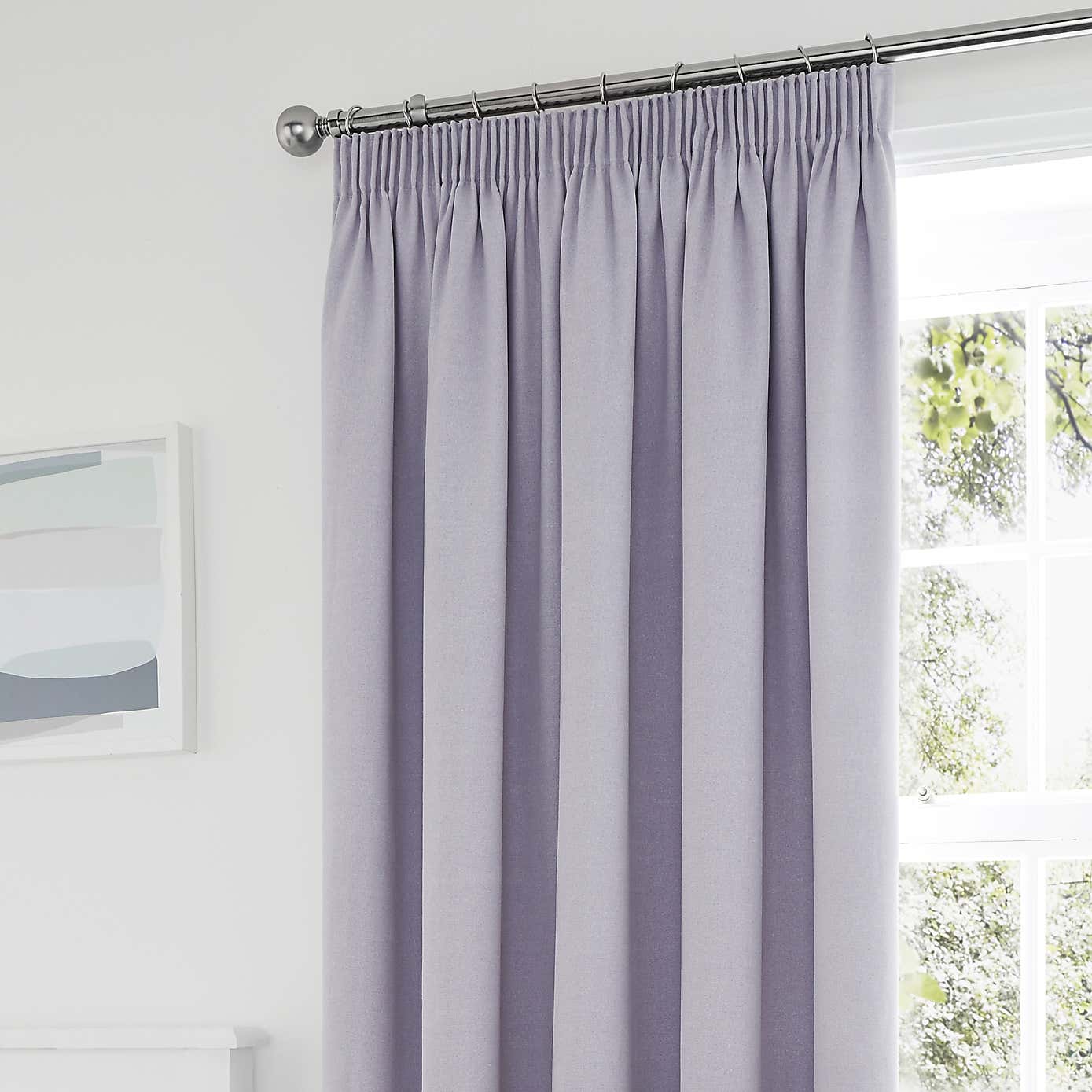 Tyla Blackout Pencil Pleat Curtains