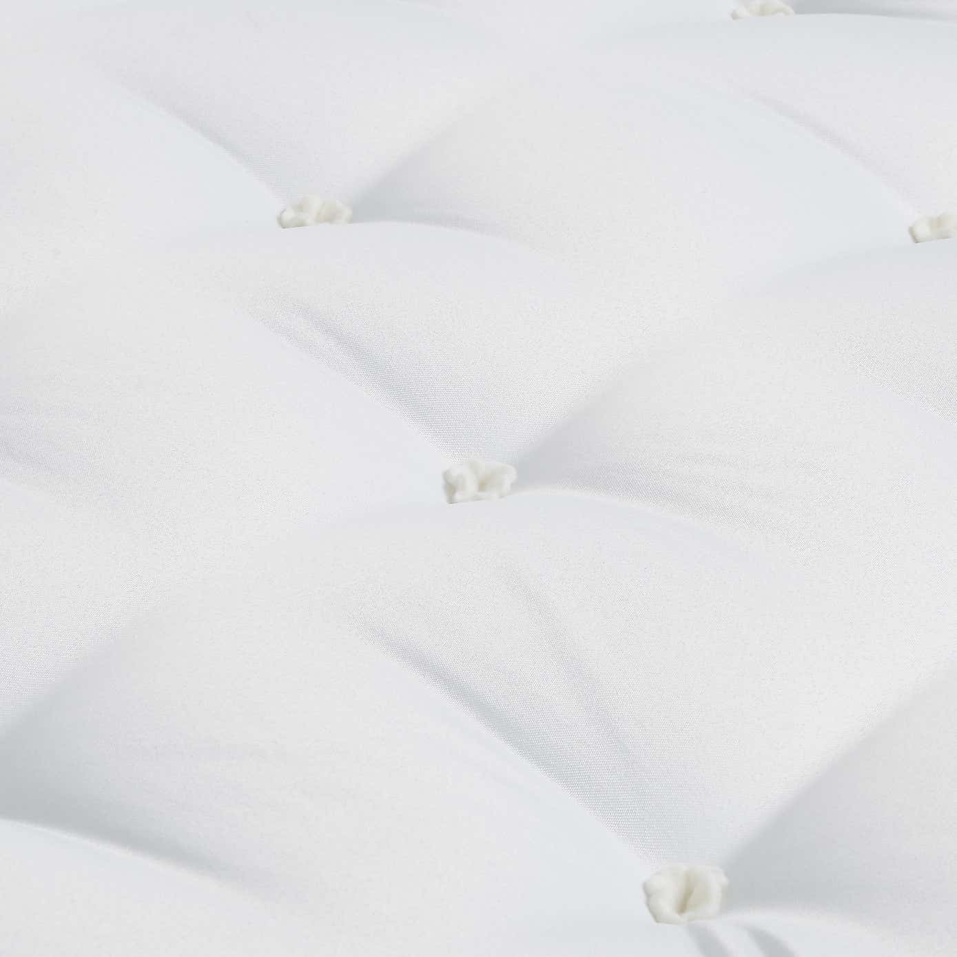 Fogarty Traditional 1000 Pocket Mattress Divan Set, Faux Linen