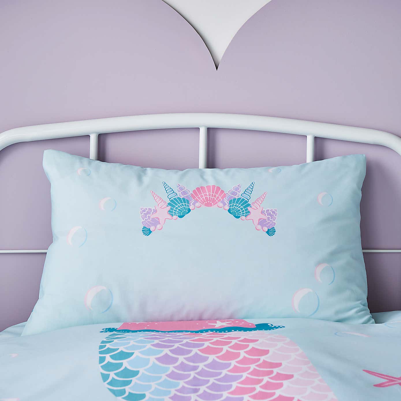 Magical Mermaid Reversible Duvet Cover and Pillowcase Set