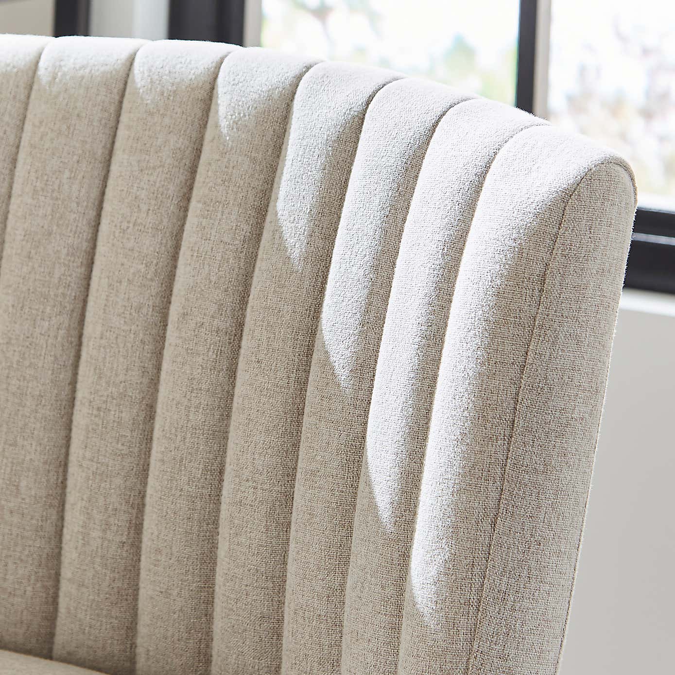 Taylor Counter Height Bar Stool, Natural Fabric