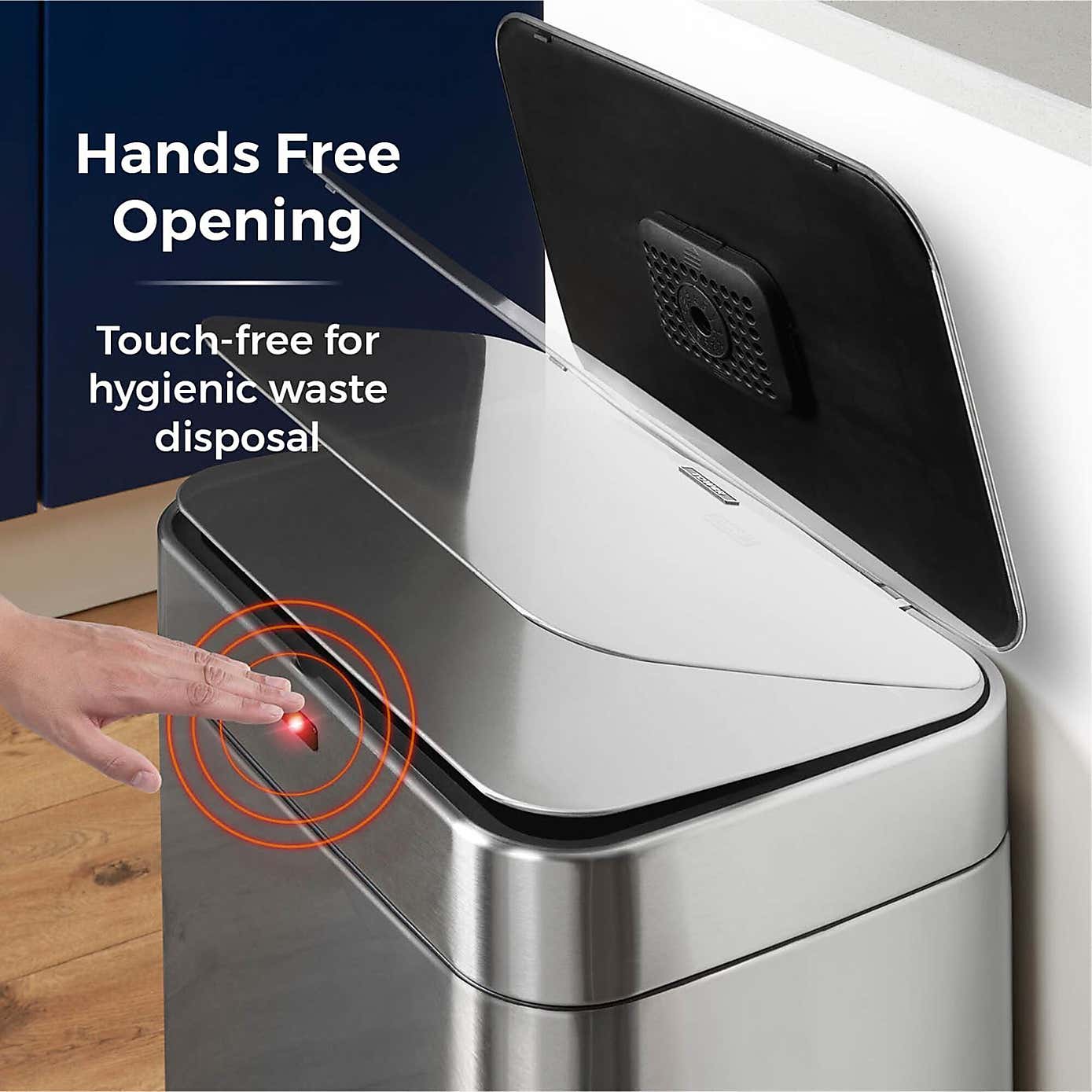 Tower 75L Rectangular Sensor Bin