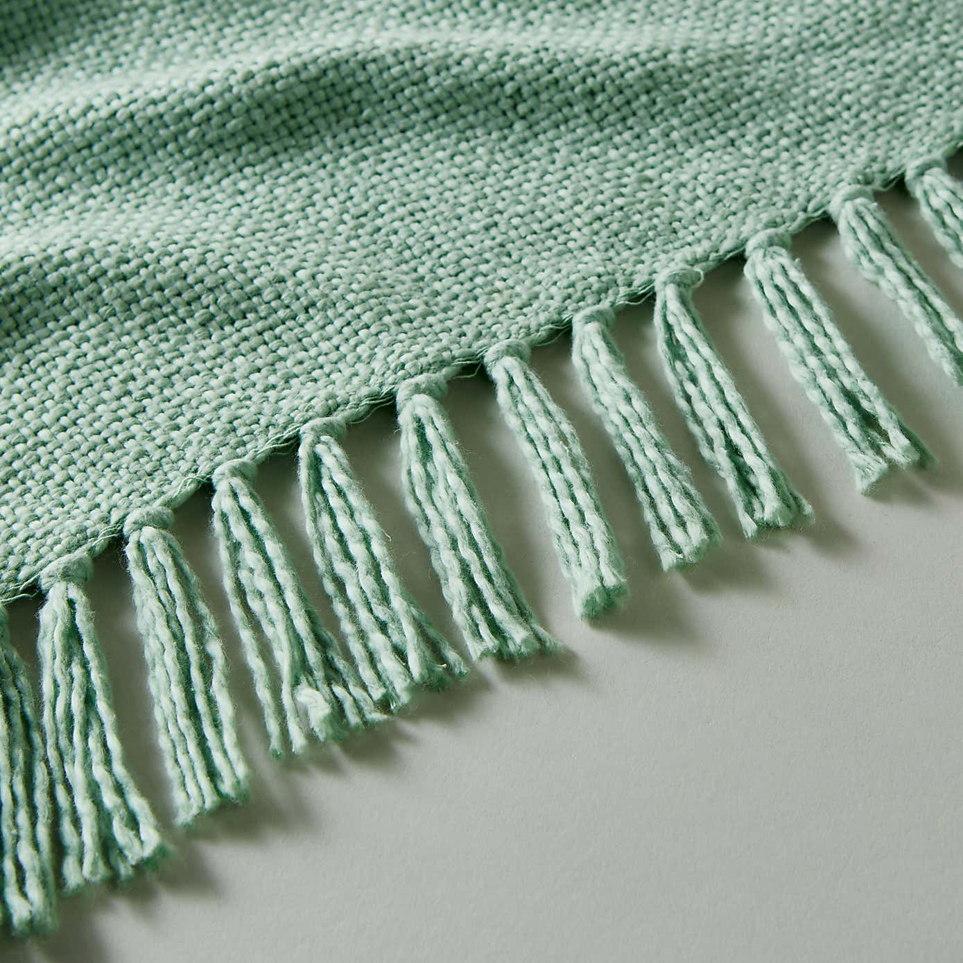 Aris Cotton Weave Black Throw