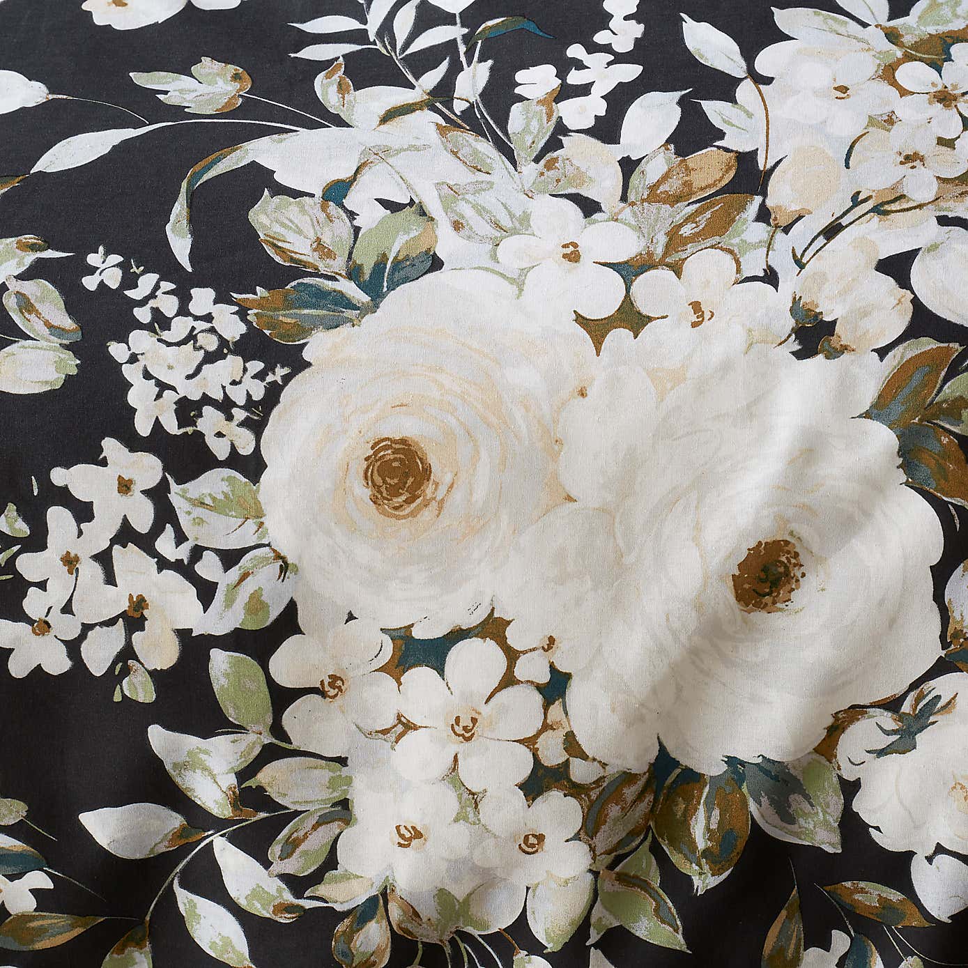 Carmel Black Duvet Cover & Pillowcase Set