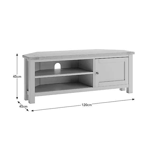 Olney Corner TV Unit Stone