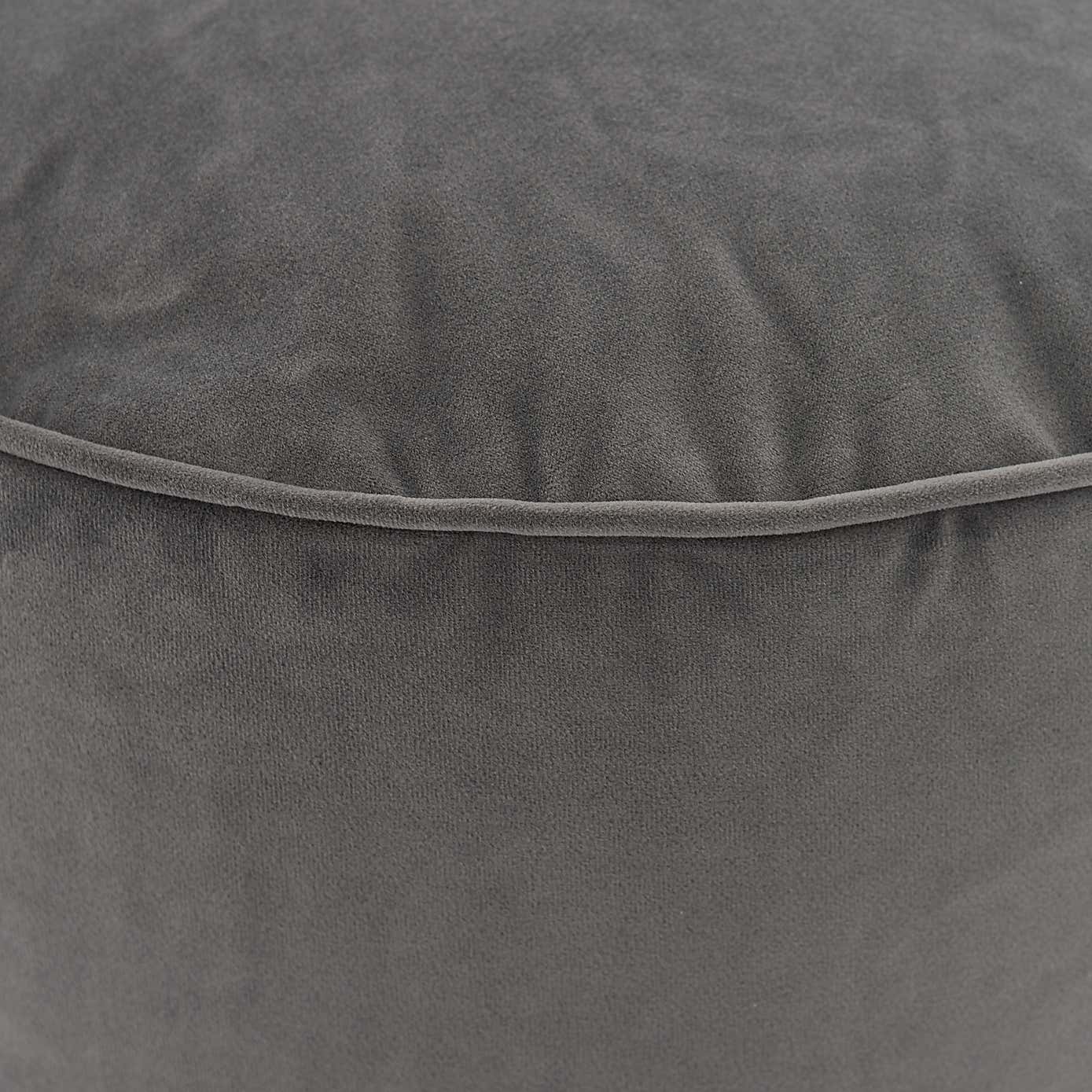 Eliza Velvet Old Gold Pouffe