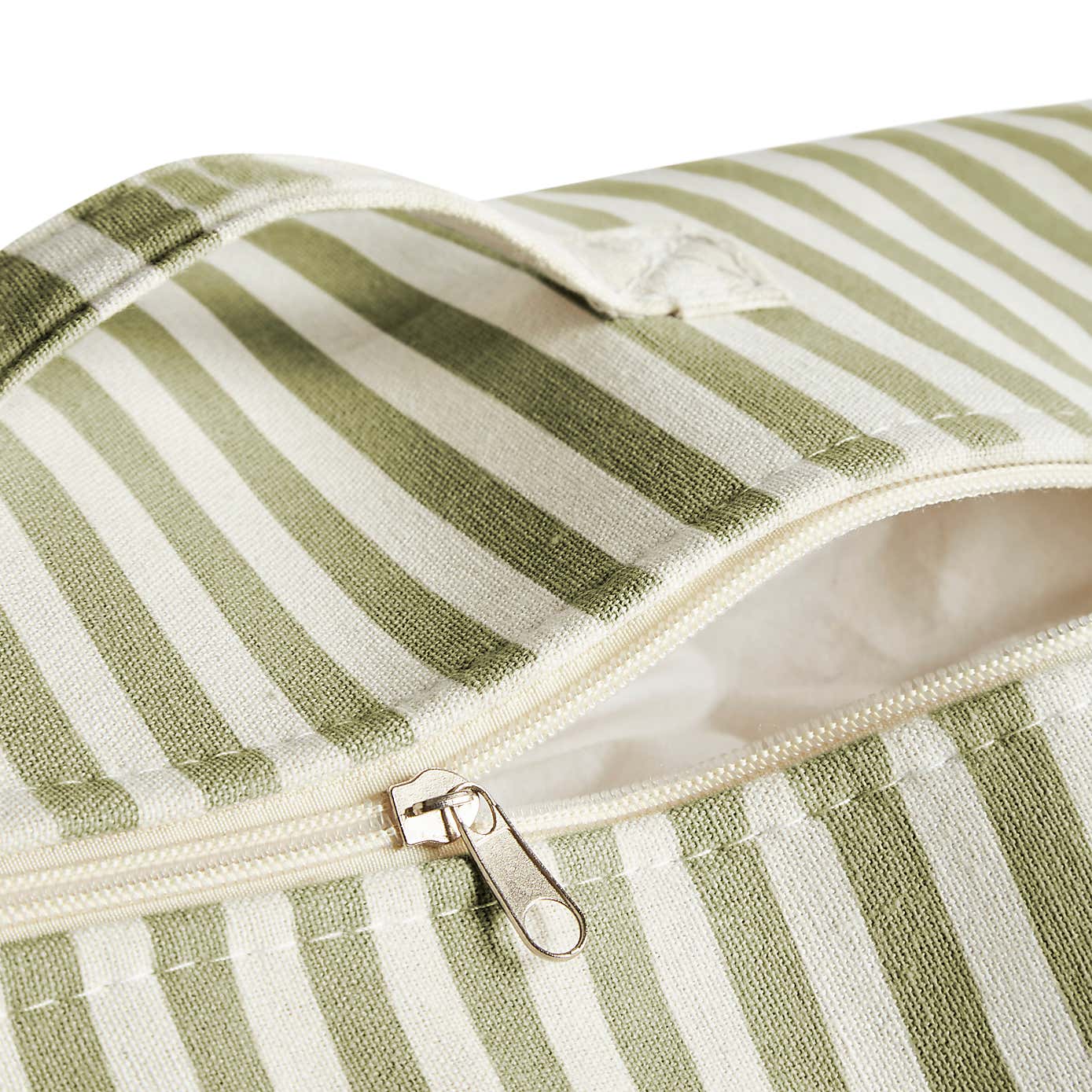 Striped Underbed Storage Storage Bag