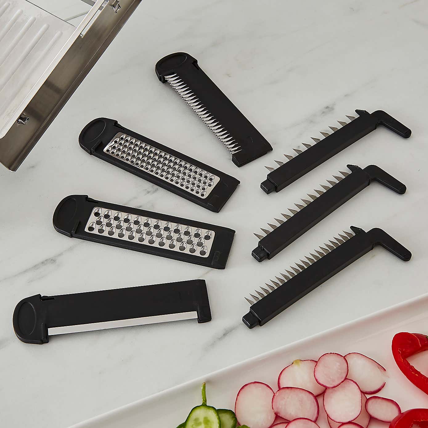 Set of 7 Gourmet Mandoline Blades