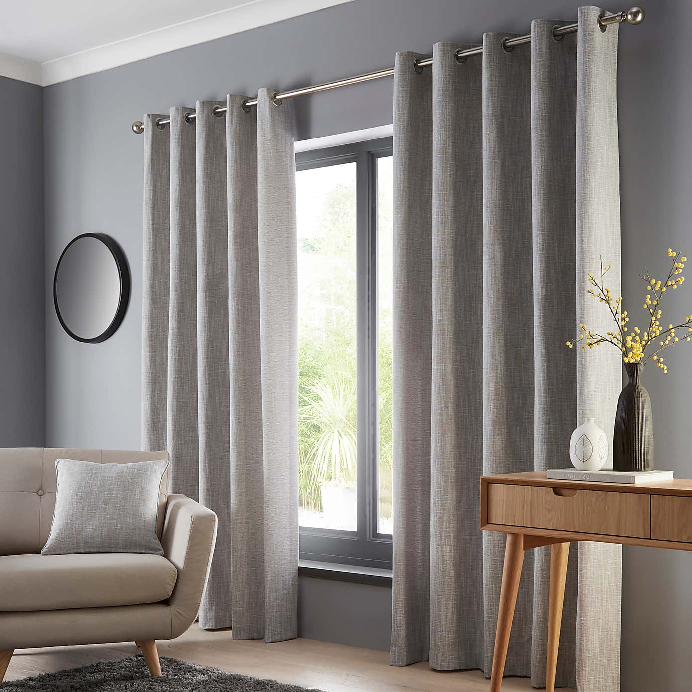 Elements Jenson Eyelet Curtains