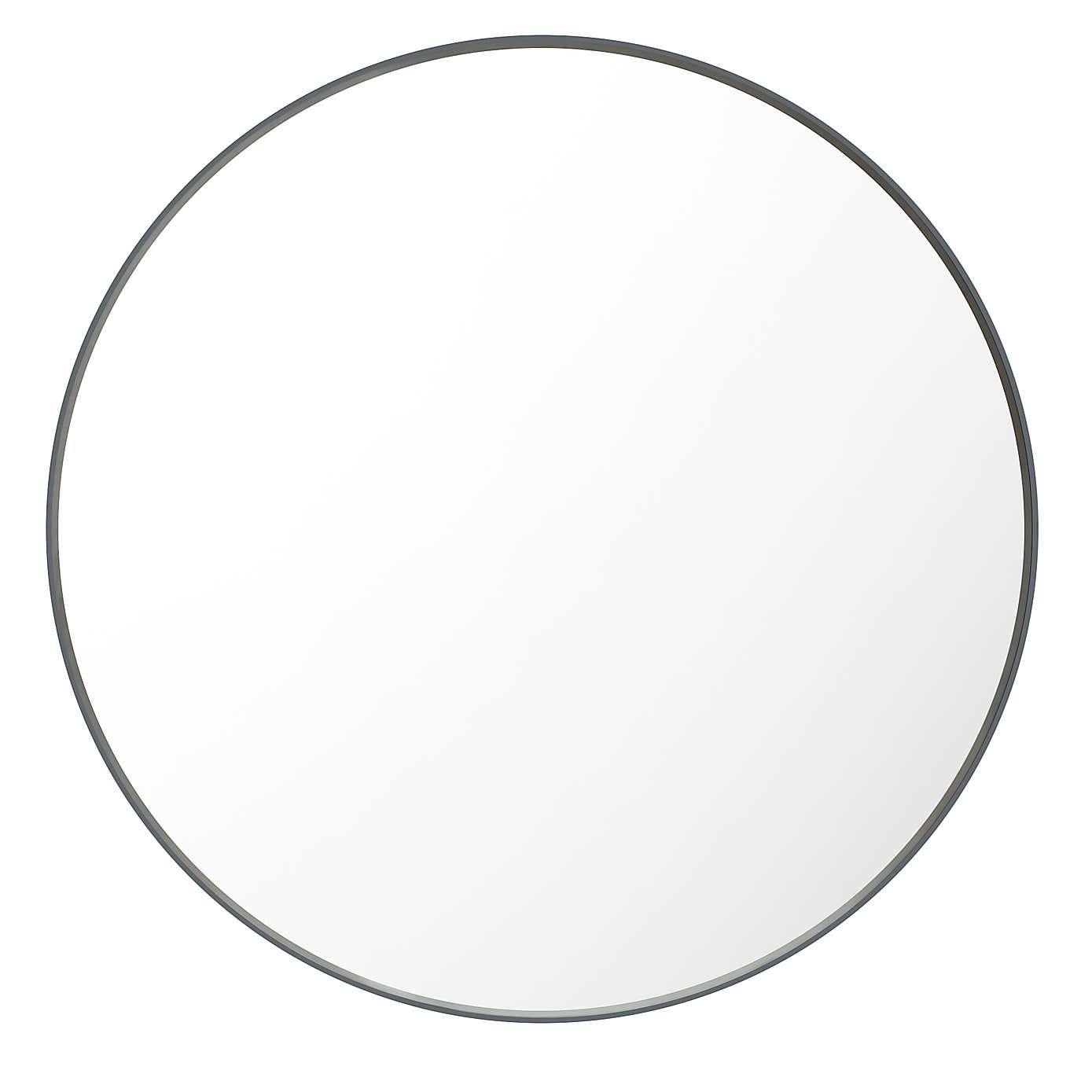 Apartment Round Frame Wall Mirror