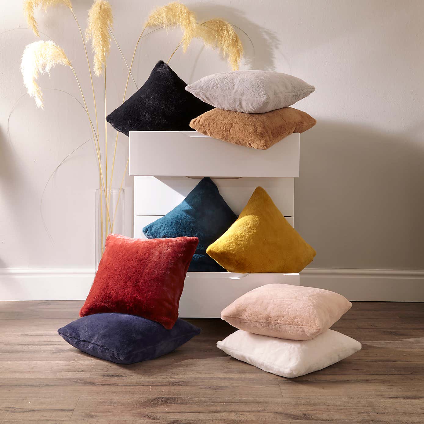 Adeline Faux Fur Cushion Cover