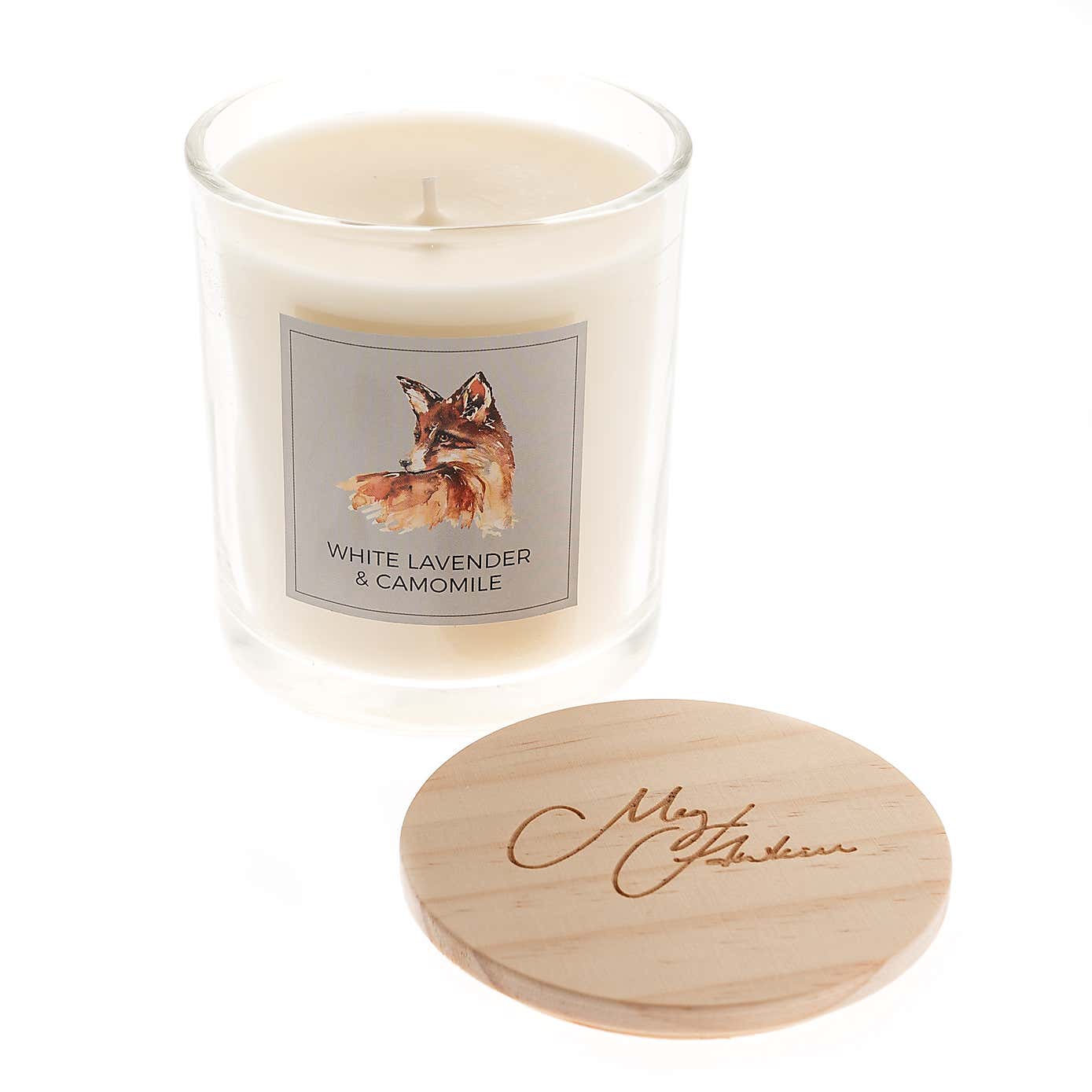 Meg Hawkins White Lavender & Chamomile Fox Candle