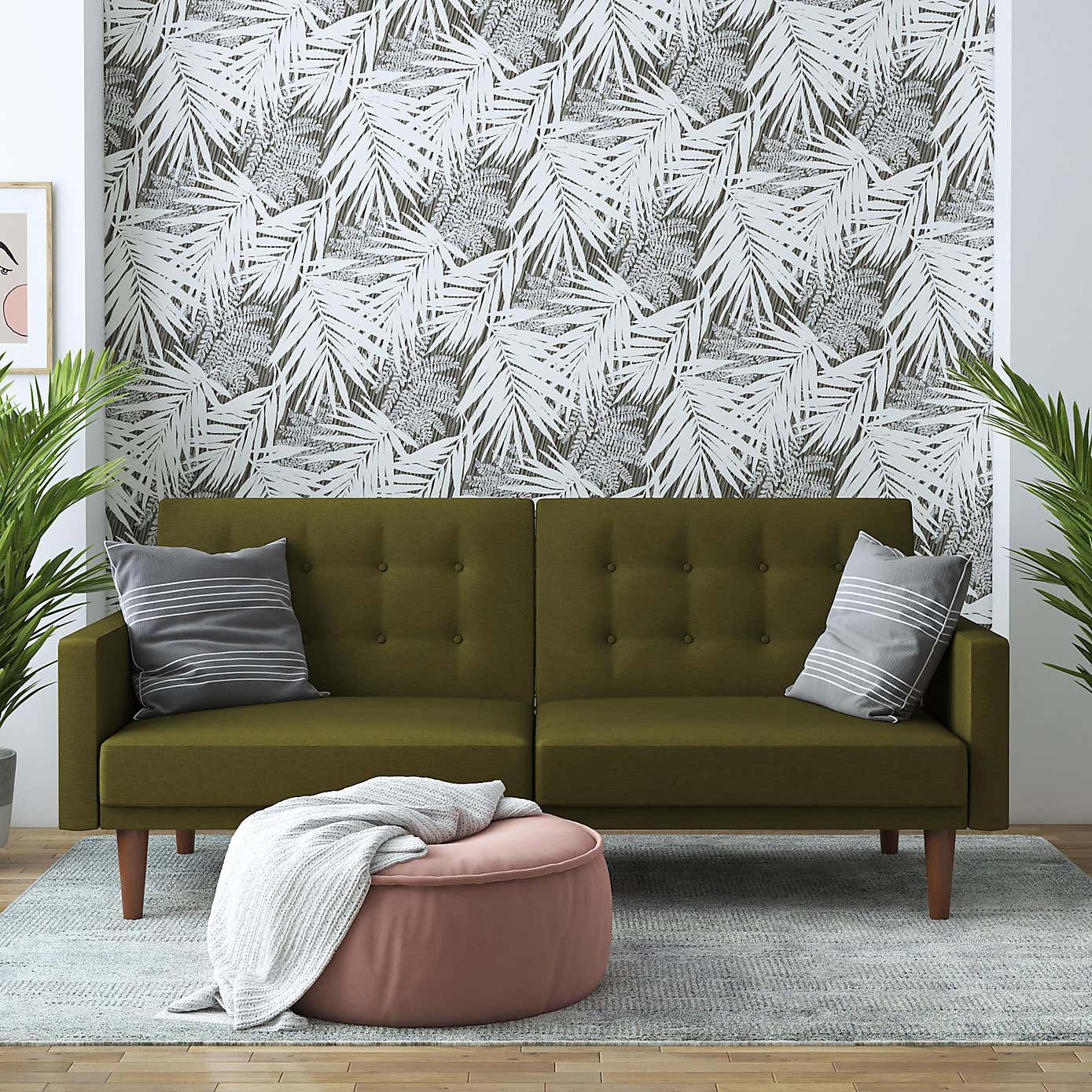 Wimberly Linen Futon