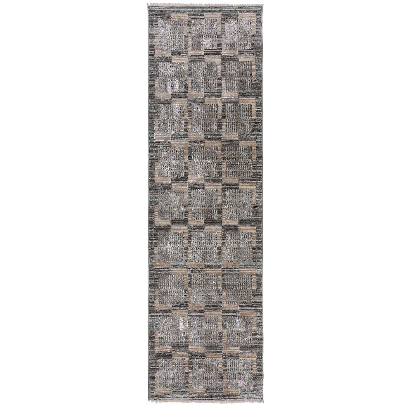 Evelyn Blocks Checked Runner