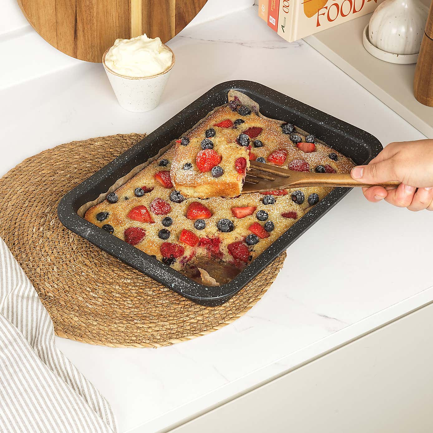 Salter Megastone Bakeware 36cm Deep Roasting Tin