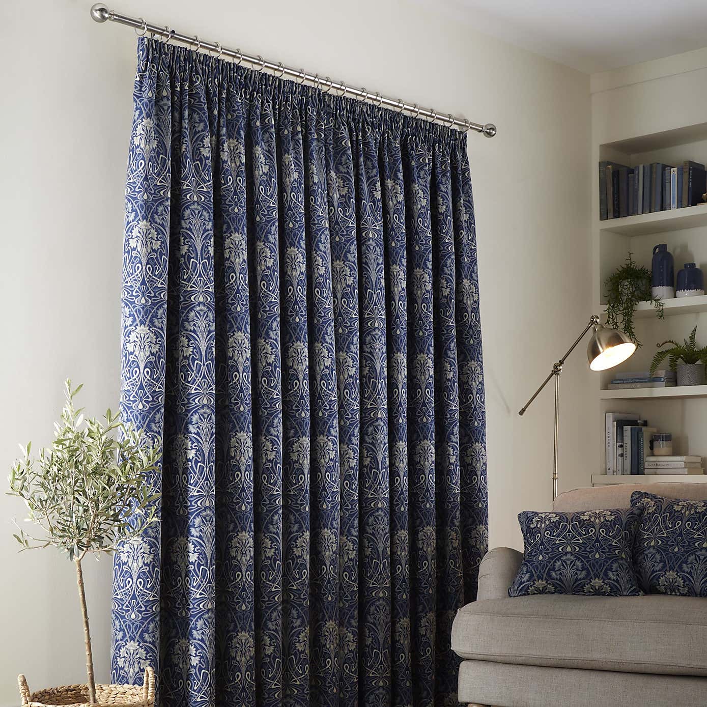 Lucetta Pencil Pleat Curtains