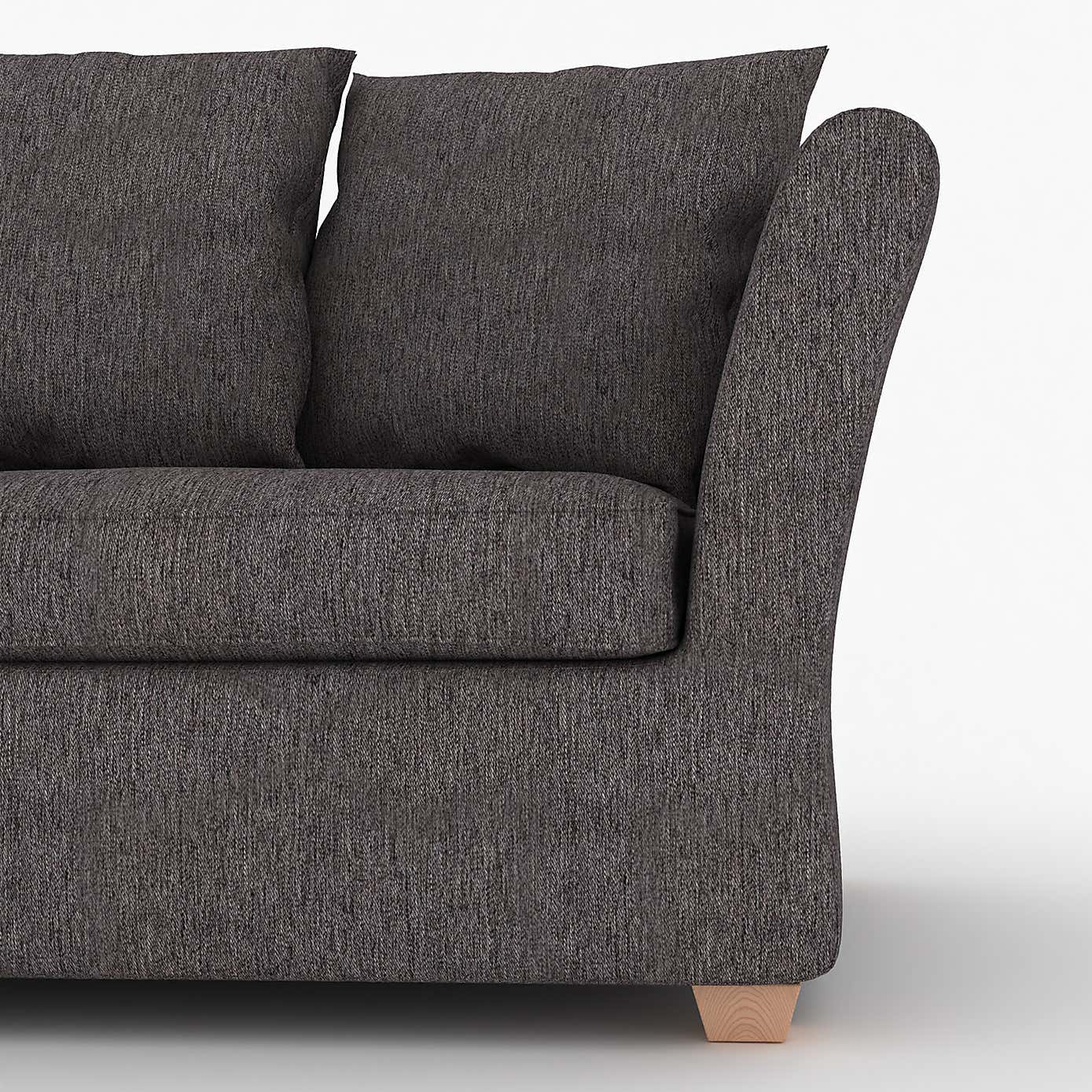 Emmett Woven Fabric 2 Seater Double Sofa Bed