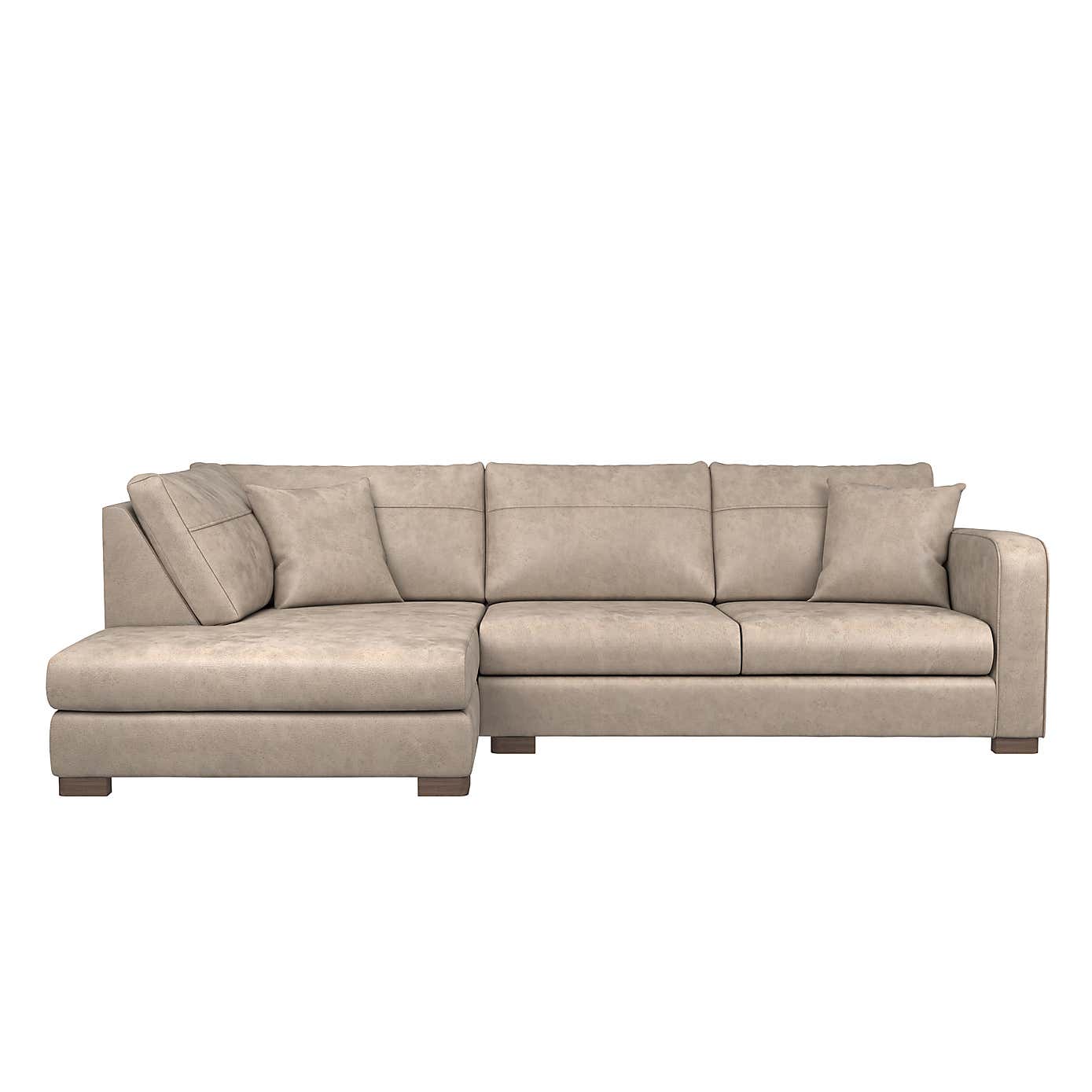 Carson Faux Leather Right Hand Corner Sofa