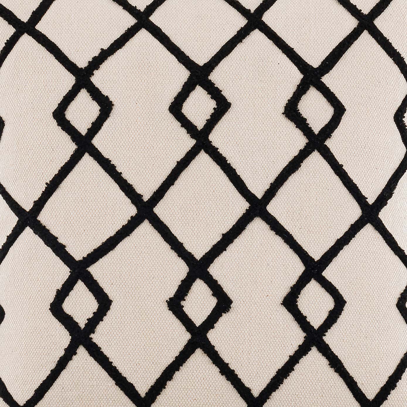 Global Trellis Tassel Cushion Cover