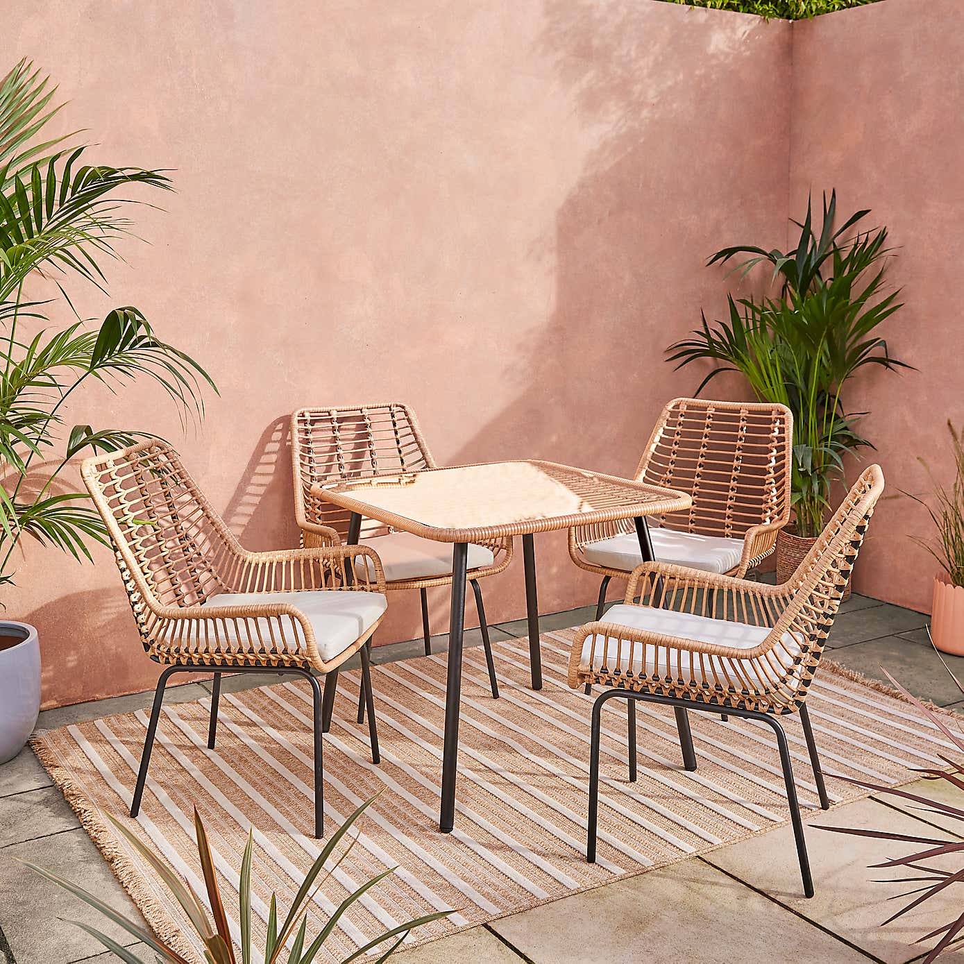 Singapore 4 Seater Dining Set