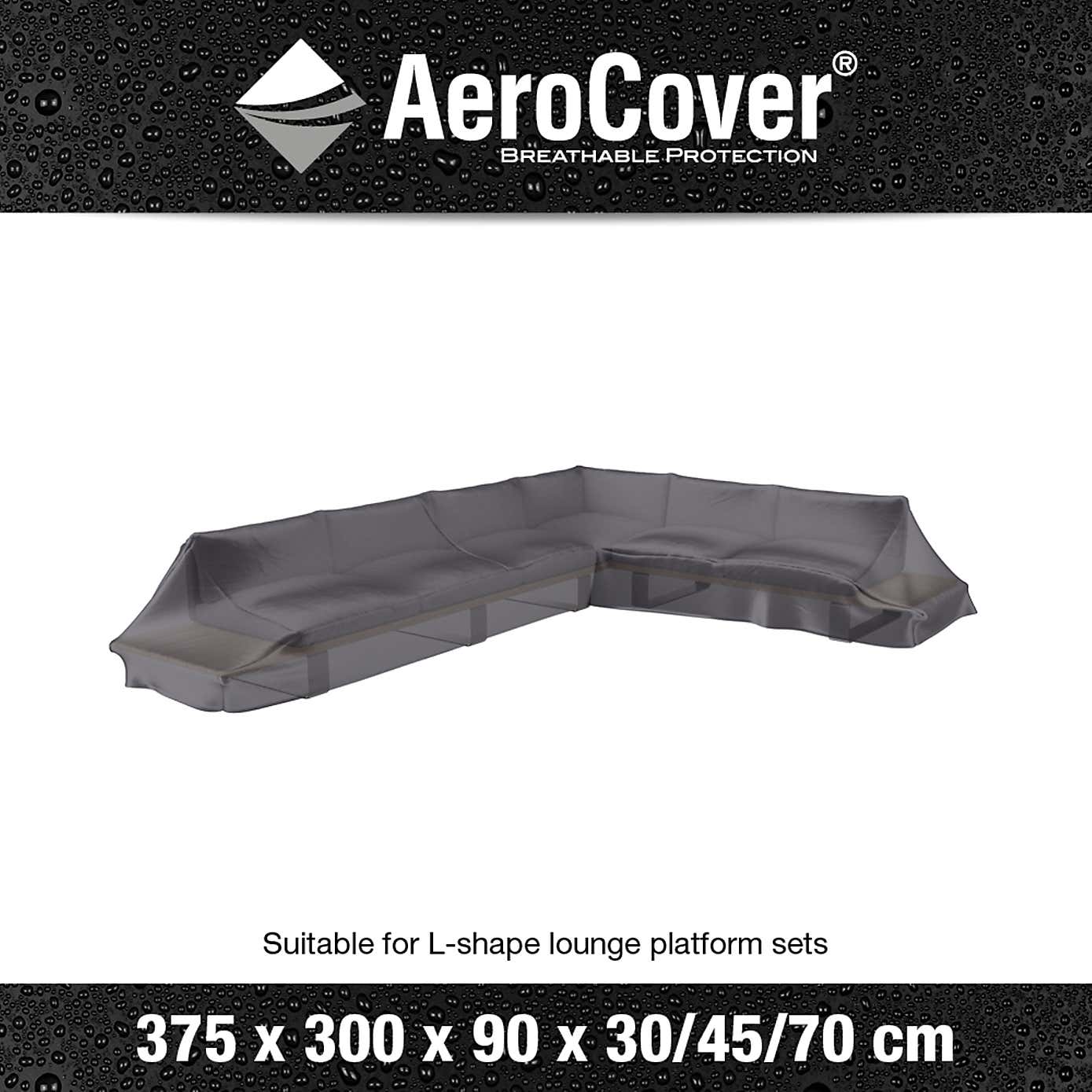 Aerocover Platform Left Hand Lounge Set Cover