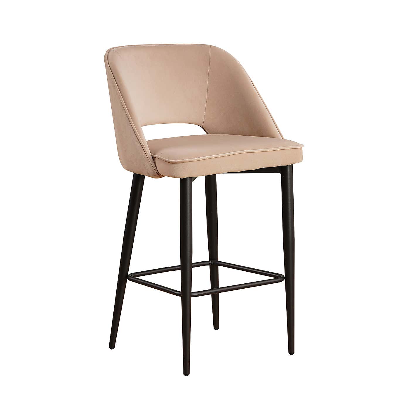 Lillia Velvet Bar Stool