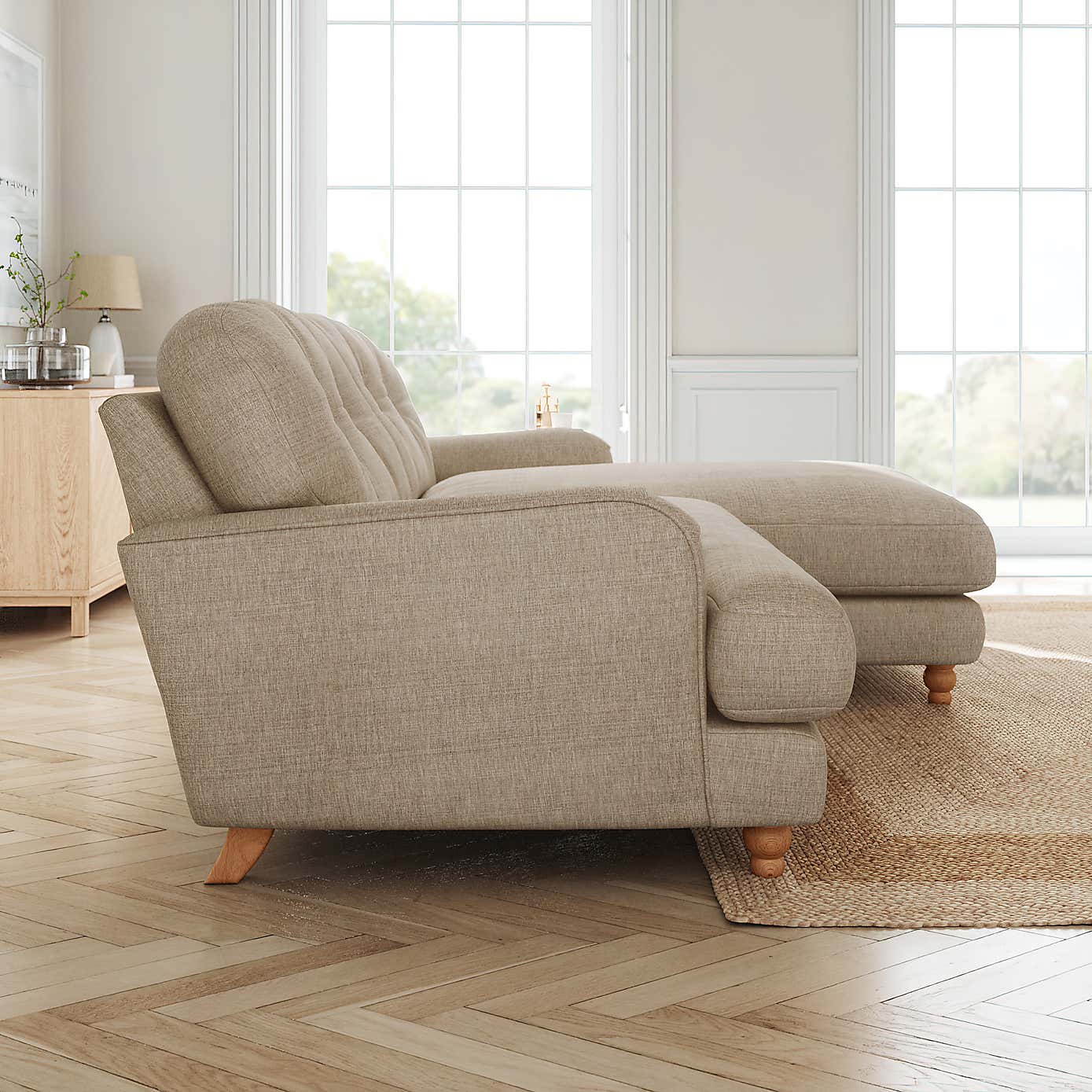 Slub Faux Linen Fabric Sample