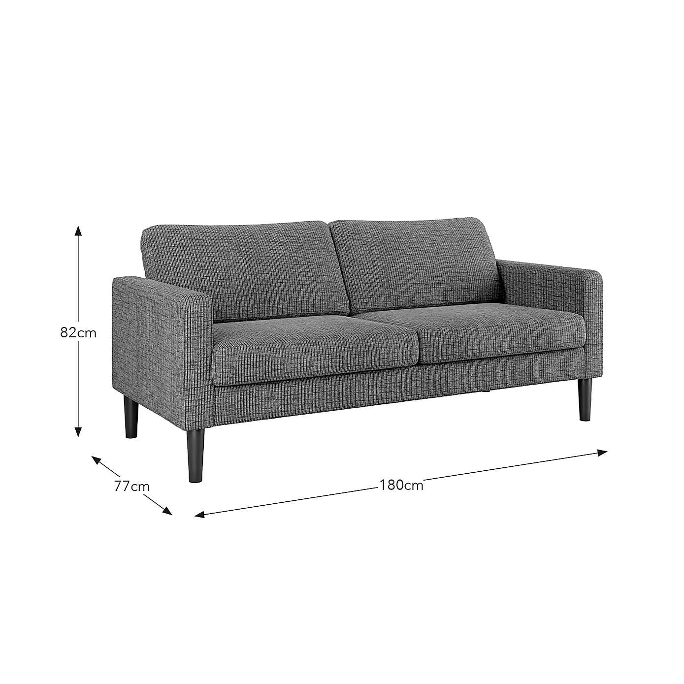 Jacob Cord 3 Seater Sofa