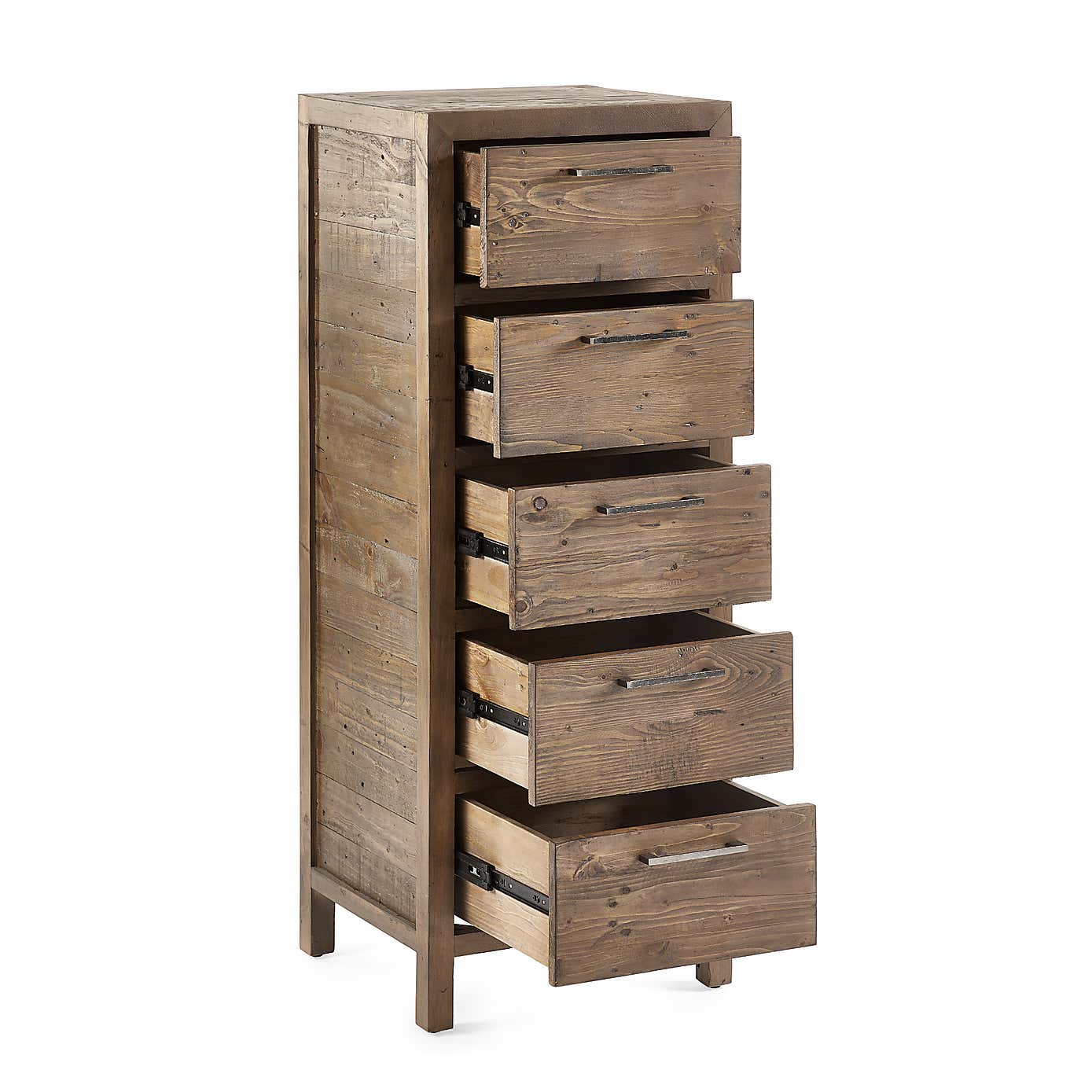 Homer 5 Drawer Tallboy, Pine