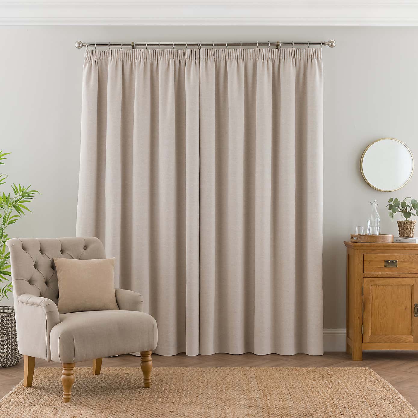 Elmore Blackout Pencil Pleat Curtains