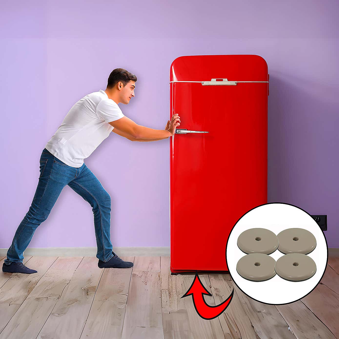 Slide Glide 40mm Pack of 4