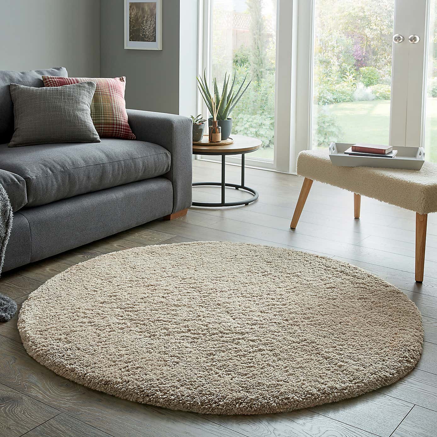 Cosy Teddy Round Rug