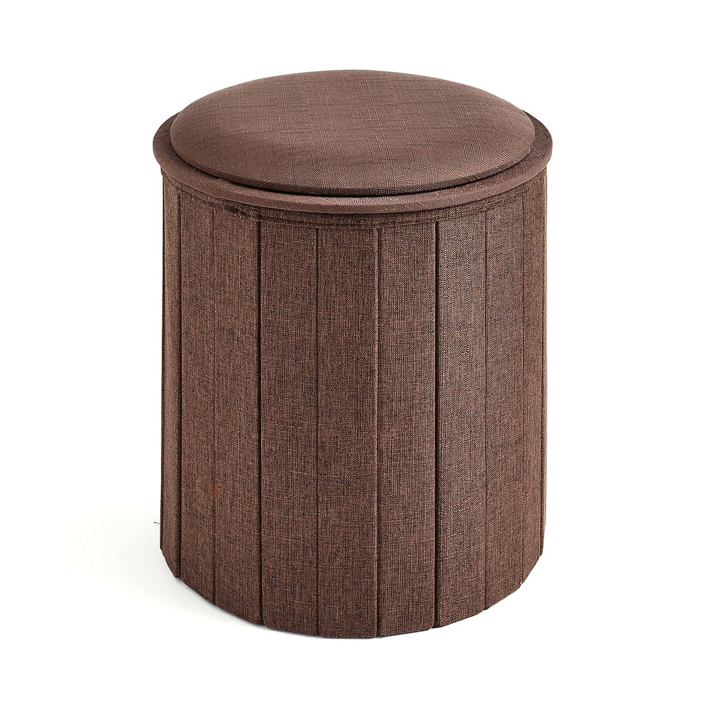 Edited Life Round Ottoman