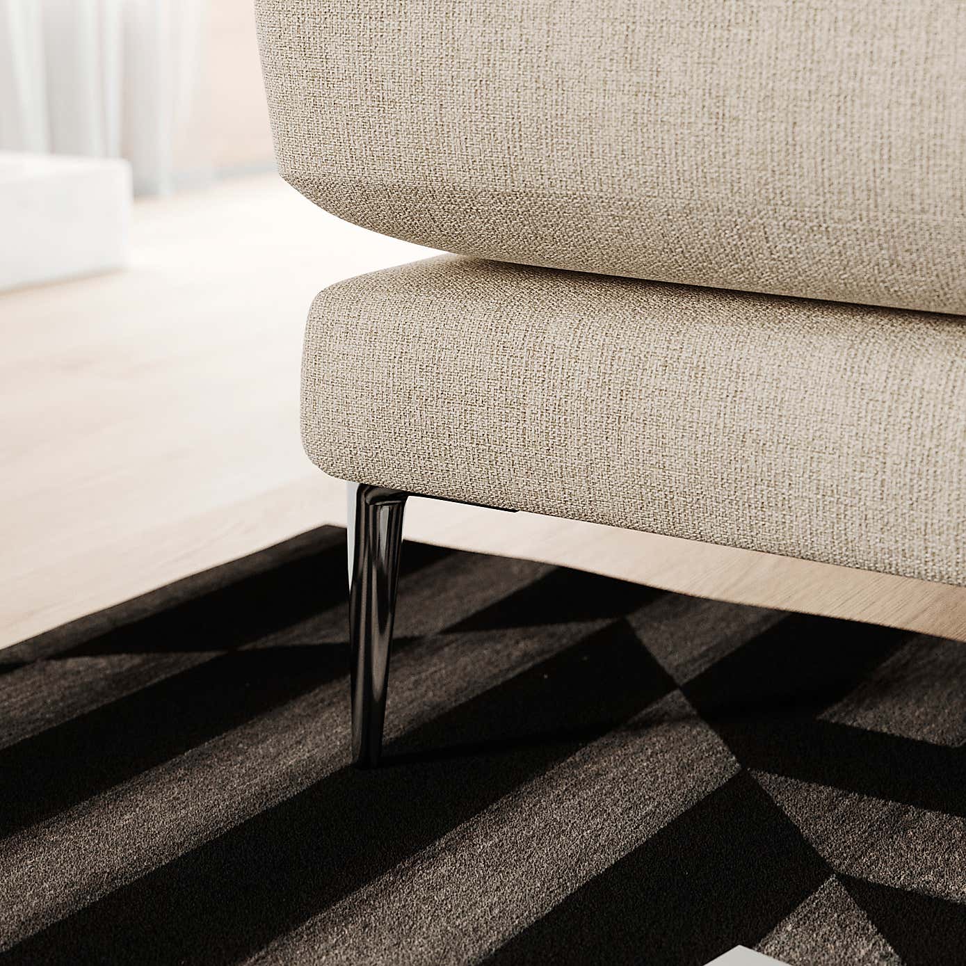 Lawson Chunky Tonal Weave 3 Seater Sofa