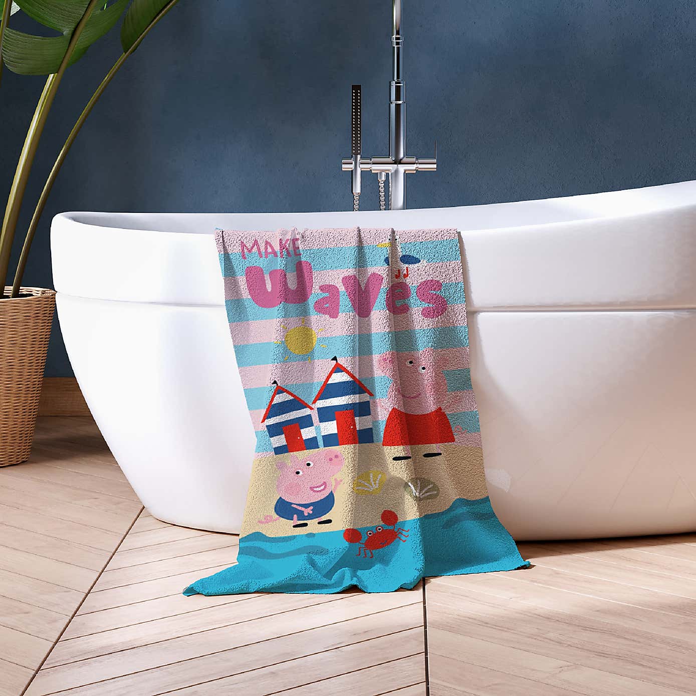 Peppa Pig Waves Cotton Beach Towel