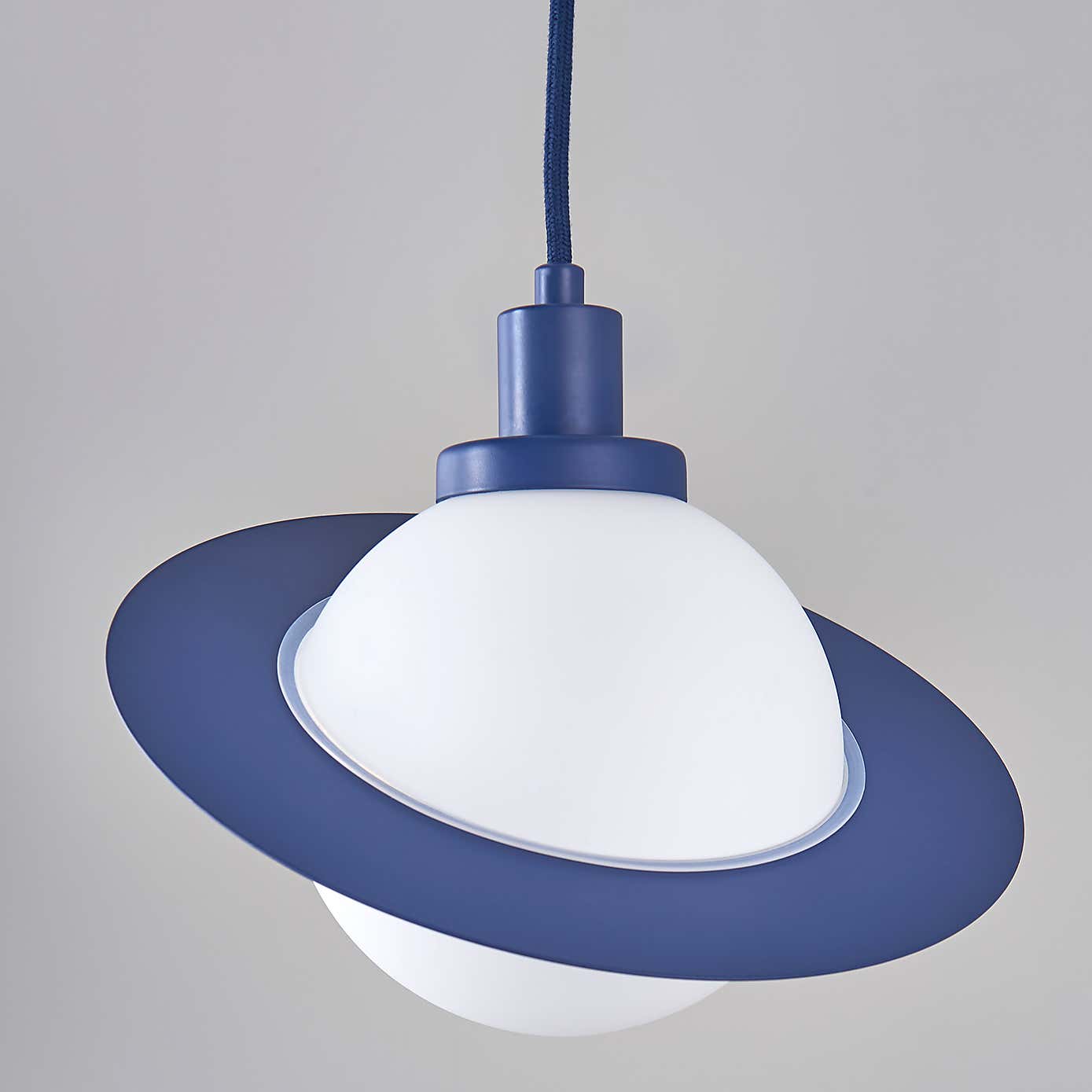 Saturn 1 Light Pendant Ceiling Fitting