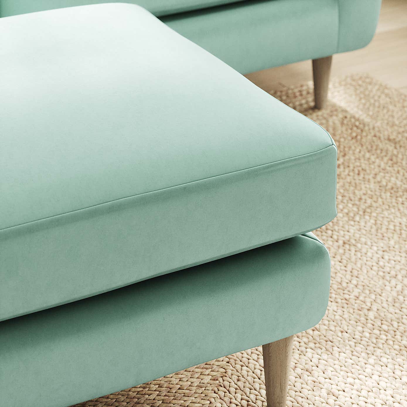 Sven Opulent Velvet Footstool