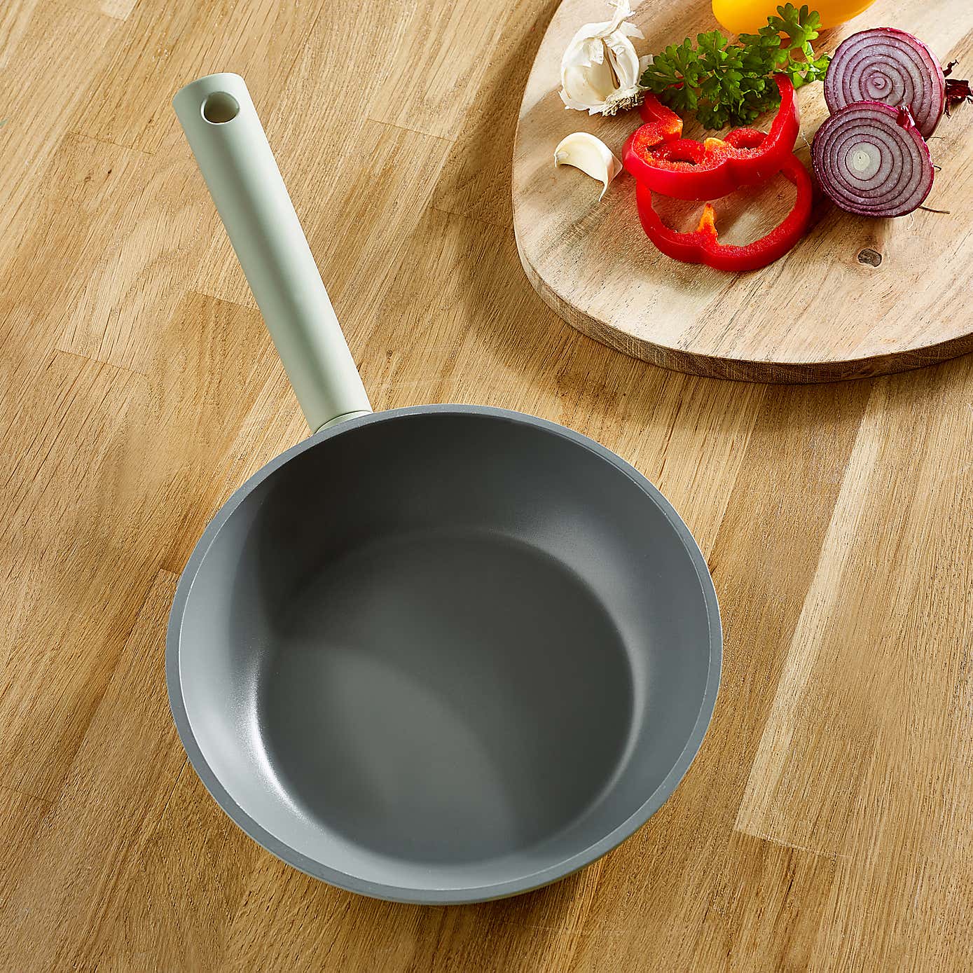 Cast Aluminium Frying Pan 20cm Green