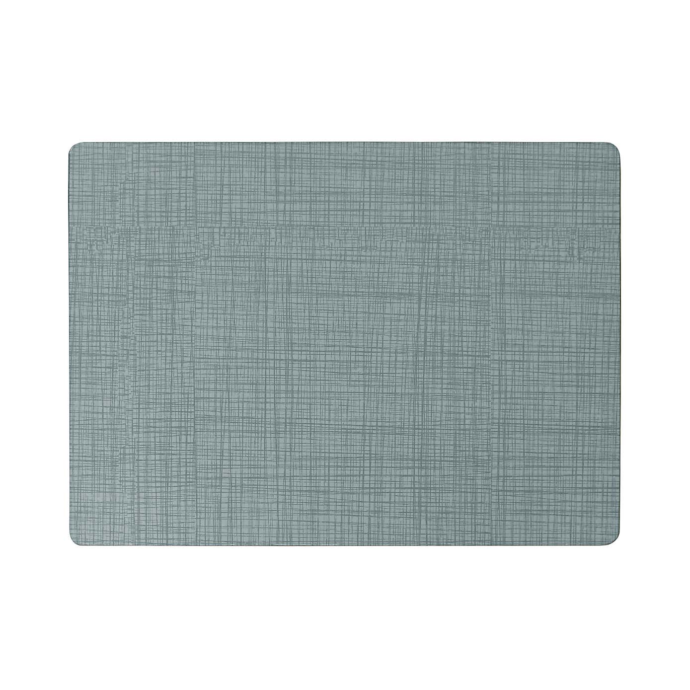 Set of 4 Duck Egg Blue Cork Back Placemats