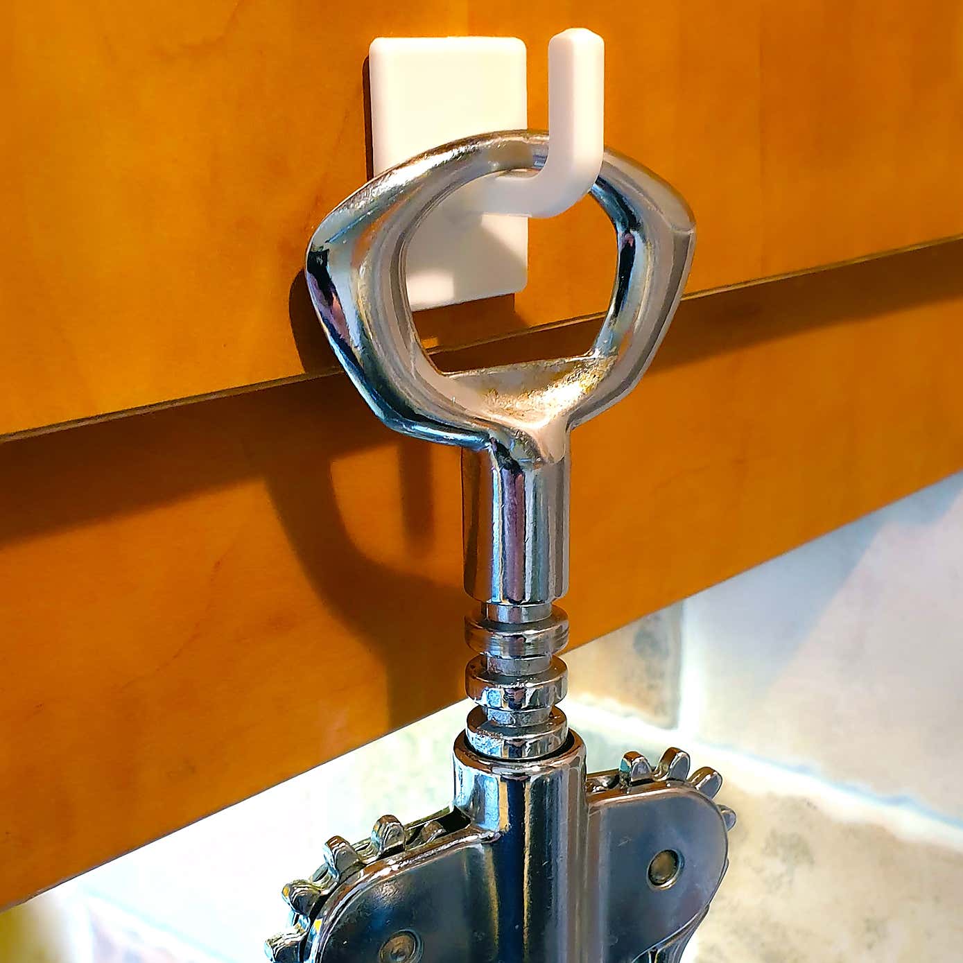 Self Adhesive Kitchen Calendar Hooks Pack of 10 White