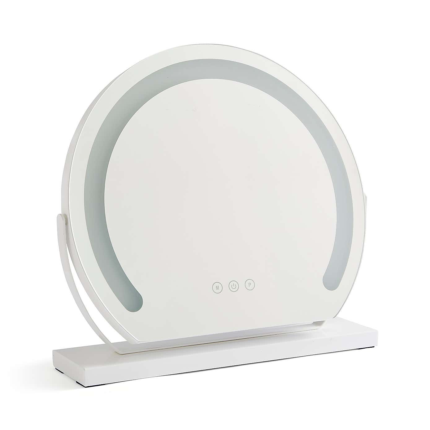 Round LED Dressing Table Mirror