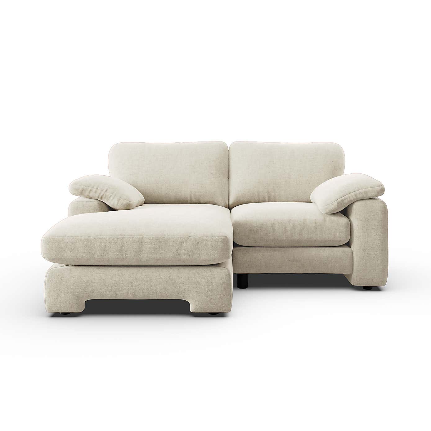 Magnus Soft Textured Chenille Corner Chaise Sofa