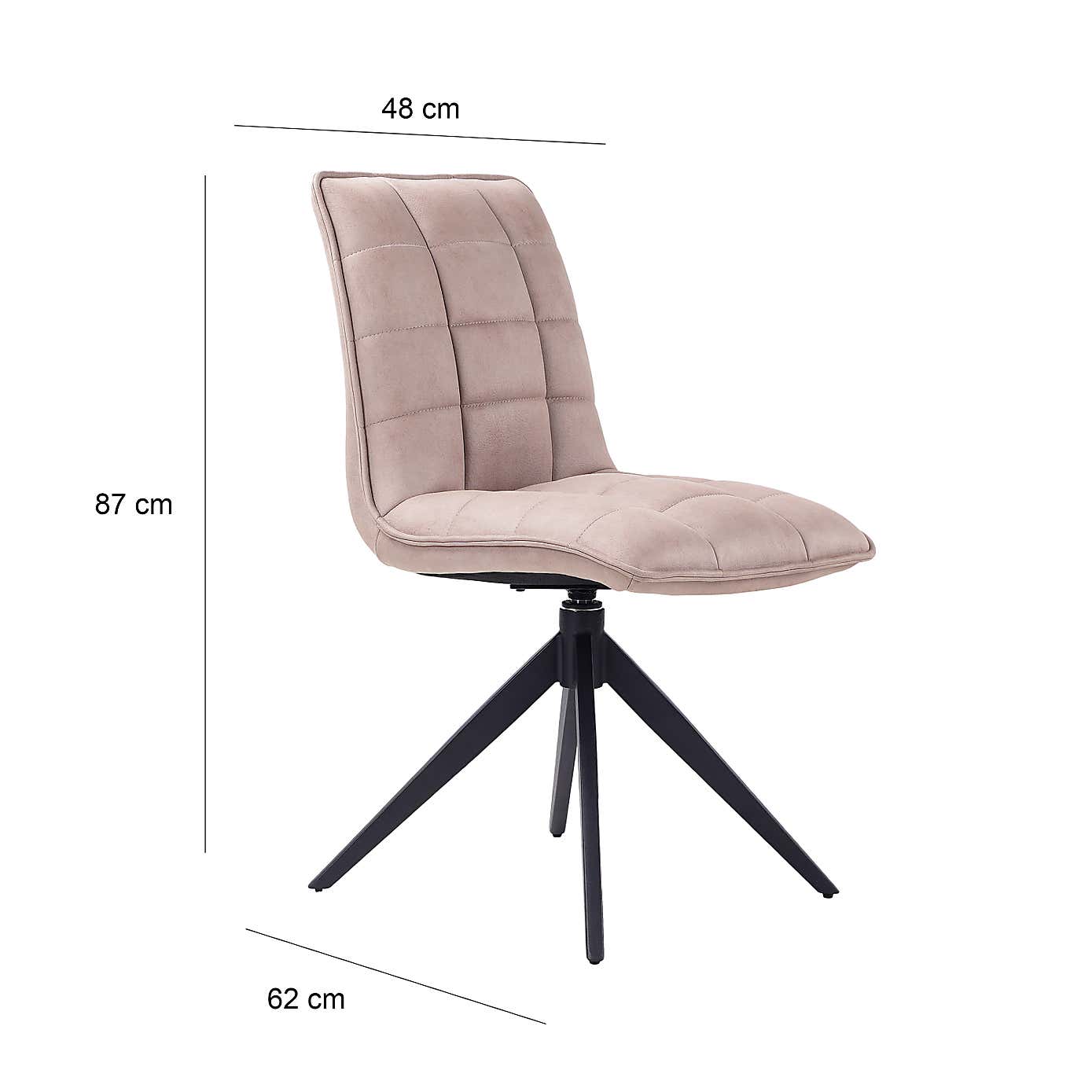 Indus Valley Camden 4-6 Seater Extendable Round Dining Table With 4 Aura Chairs