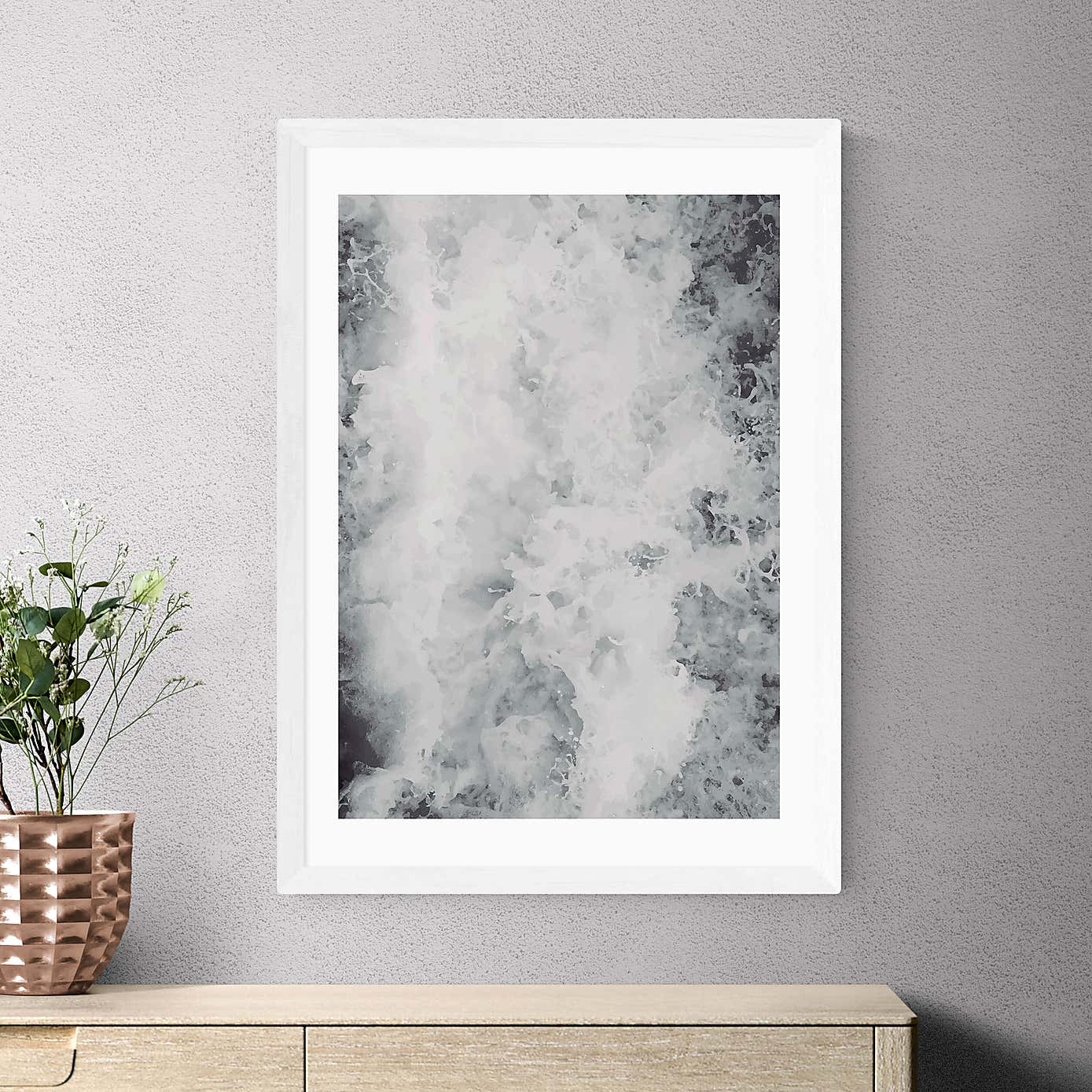 East End Prints Sea Foam Print by Rafael Farias