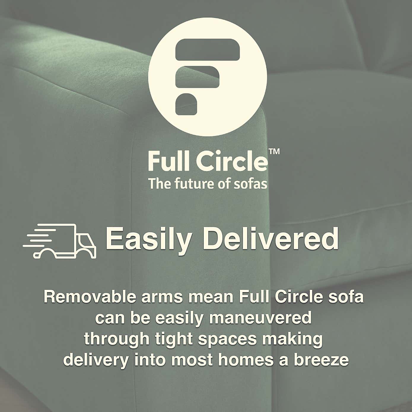 Full Circle Austin Cosy Velvet Modular Footstool