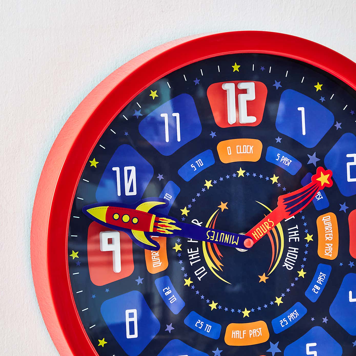 Space Tell The Time Clock