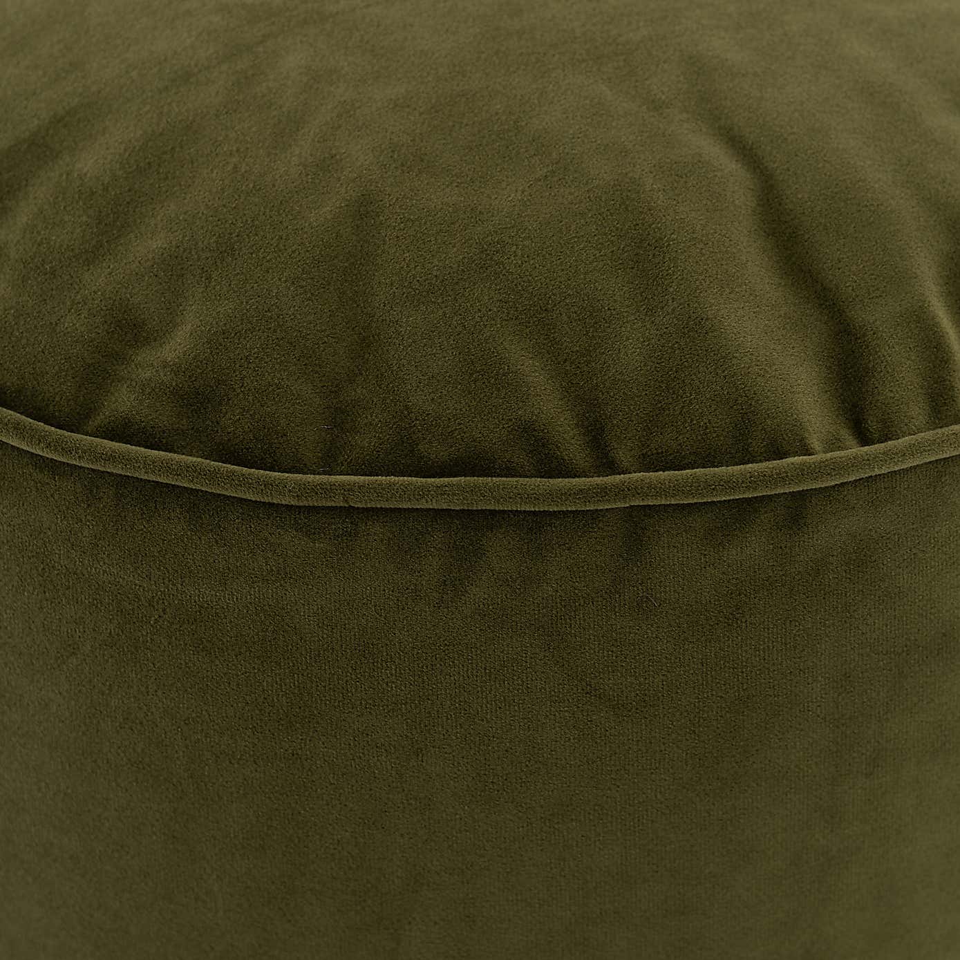 Eliza Velvet Old Gold Pouffe