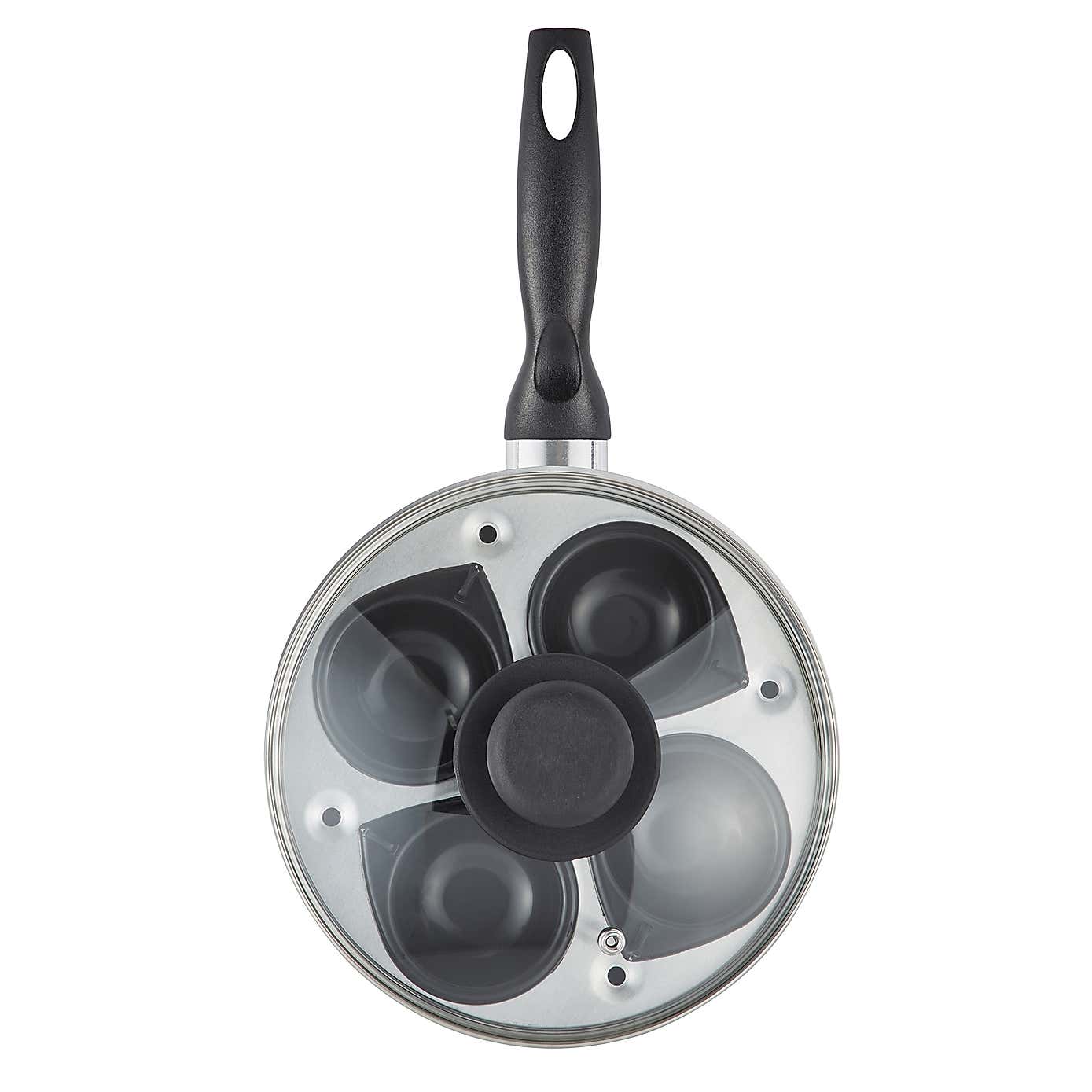Essentials Non-Stick Aluminium Egg Poacher