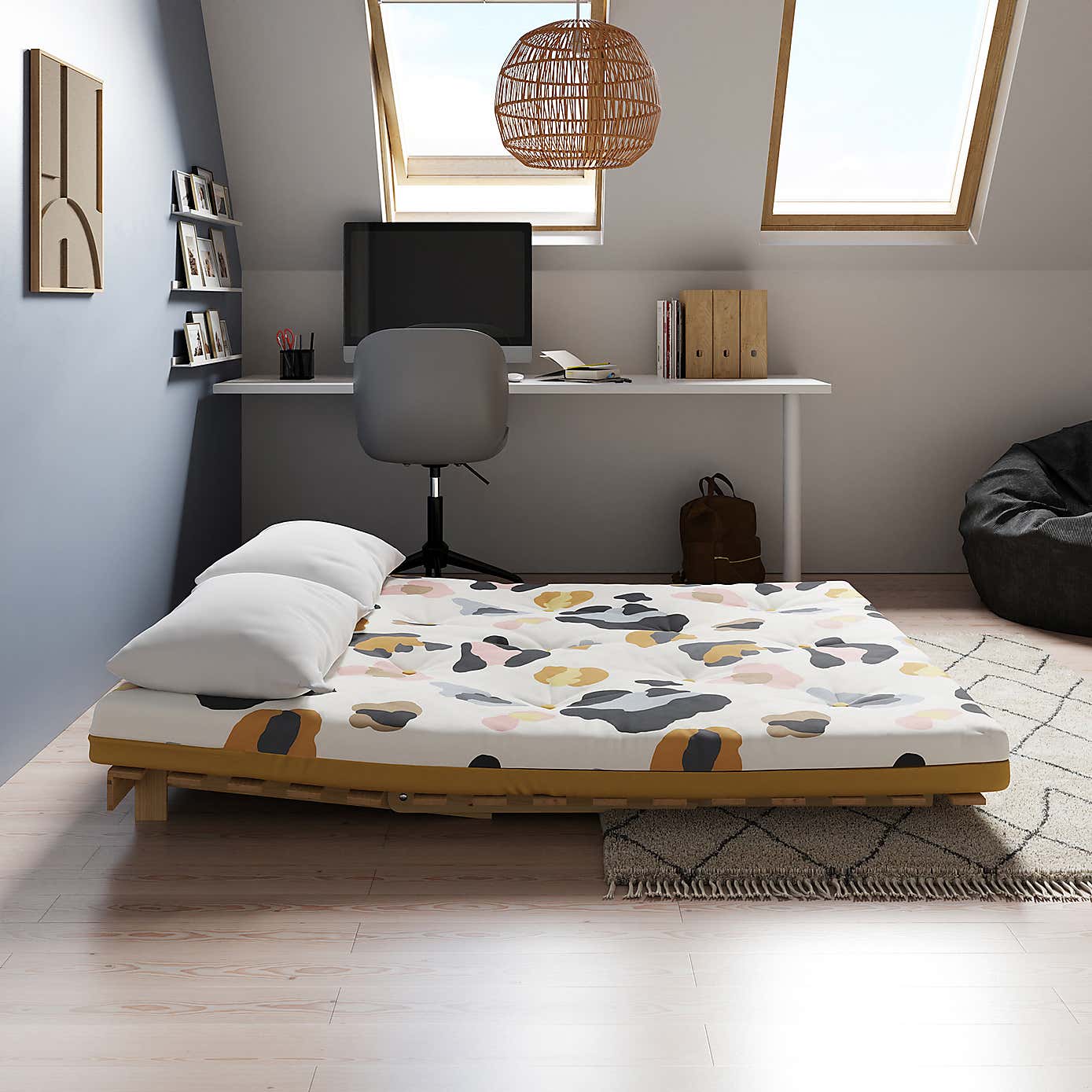 Mito Double Futon Leopard