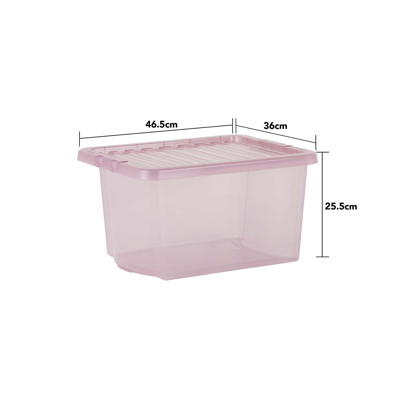 Wham Crystal Set of 5 Storage Boxes & Lids